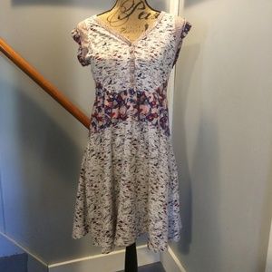 Marc Jacobs Dress Splatter Cotton Multi Colors M